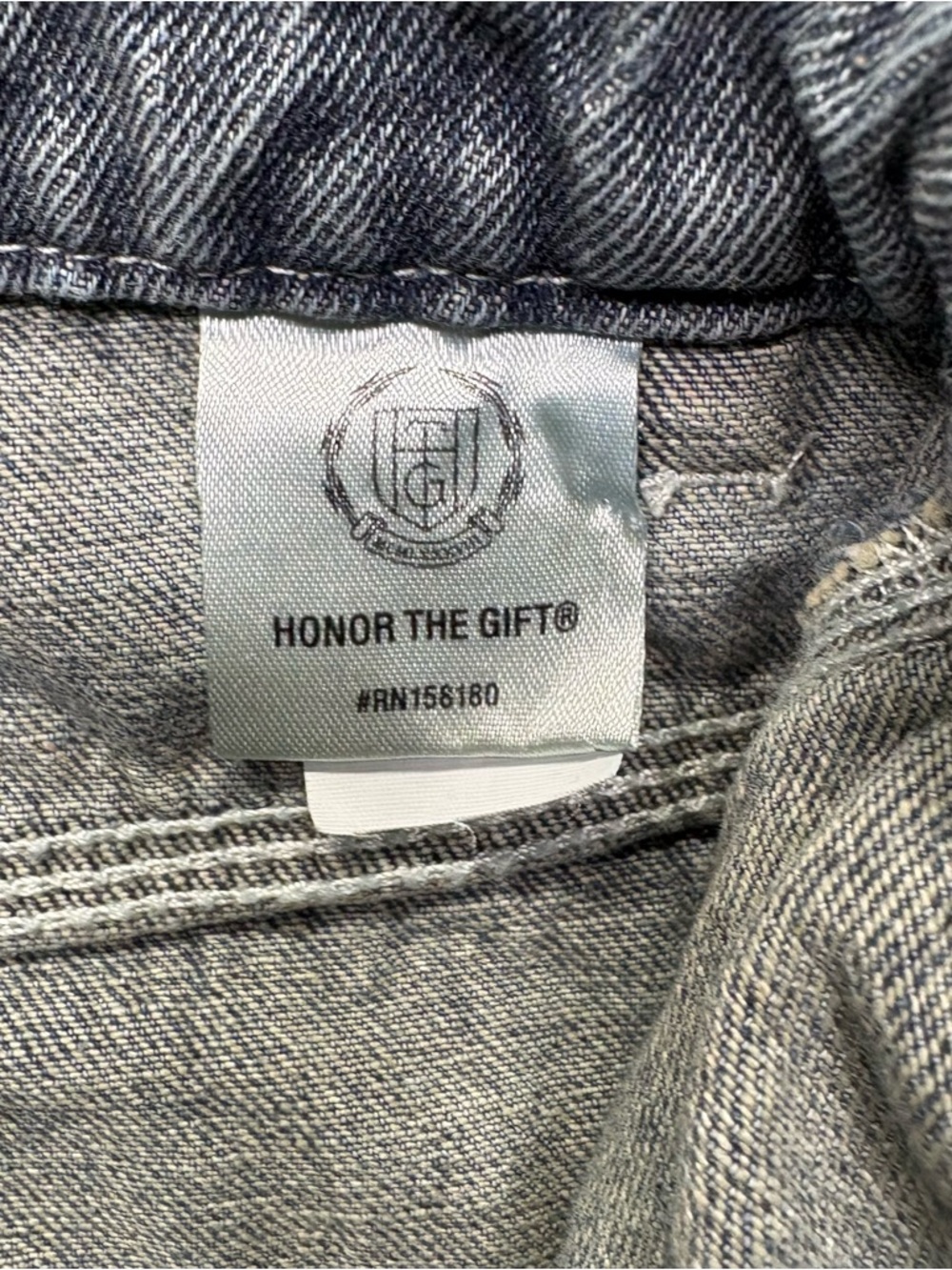 Honor the Gift Jeans Mens S 26x30 Blue Straight Double Knee Utility Button Fly - Picture 5 of 13